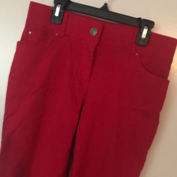 Glorious 89th And Madison Red Print Pants Xl Clothing, Shoes & Accessories